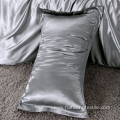 Pure color double-sided silk beauty pillowcase